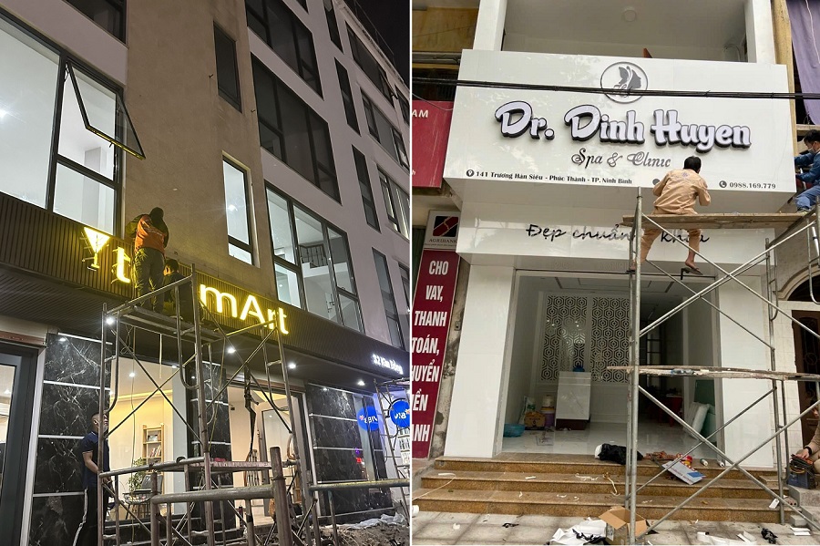 Biển quảng cáo chữ nổi đẹp