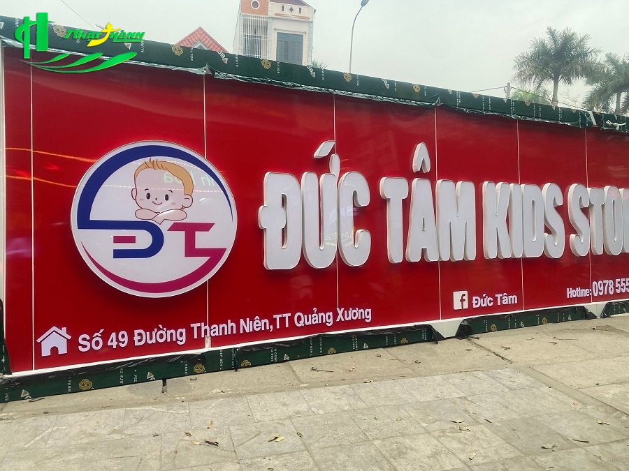 Biển quảng cáo chữ nổi đẹp