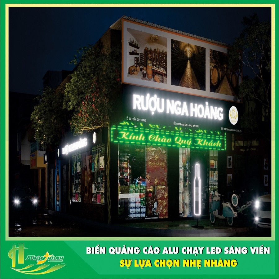 Biển quảng cáo hộp đèn mica