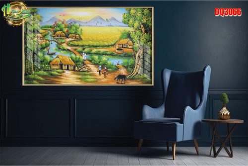 Tranh đồng quê 3d đẹp
