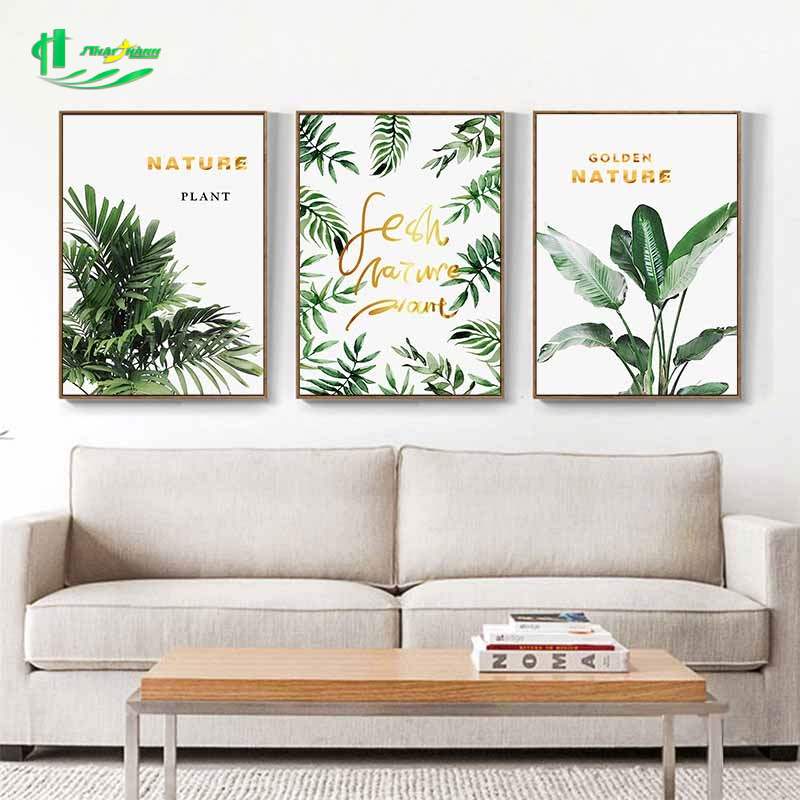 Tranh lá cây nhiệt đới Tranh lá cây nhiệt đới
