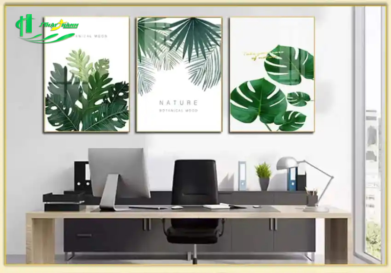 Tranh lá cây nhiệt đới Tranh lá cây nhiệt đới