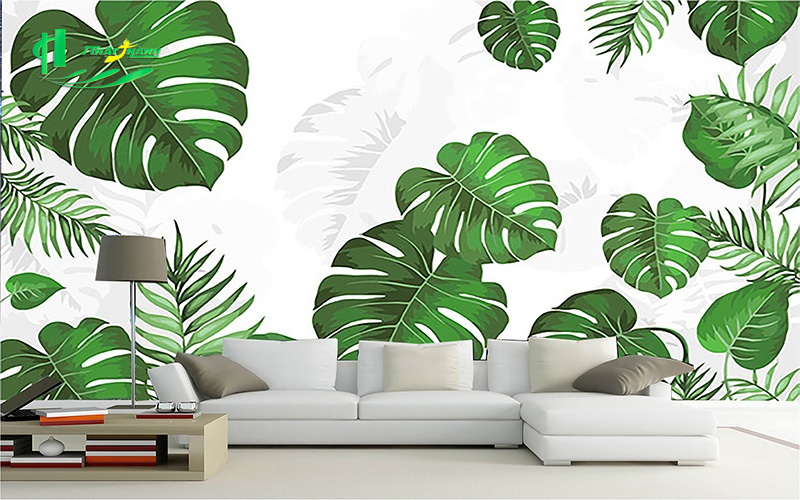 Tranh lá cây nhiệt đới Tranh lá cây nhiệt đới