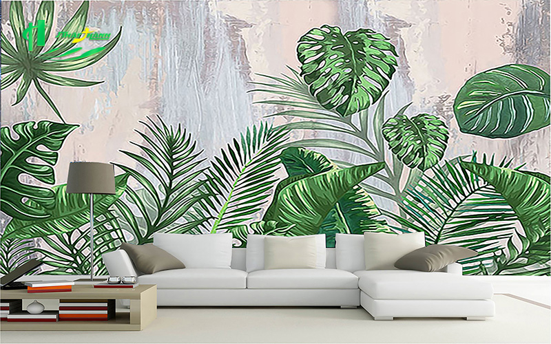 Tranh lá cây nhiệt đới Tranh lá cây nhiệt đới