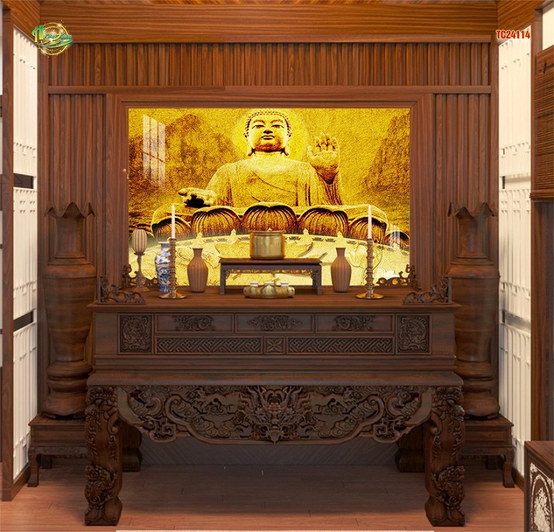 Tranh trúc chỉ hoa sen