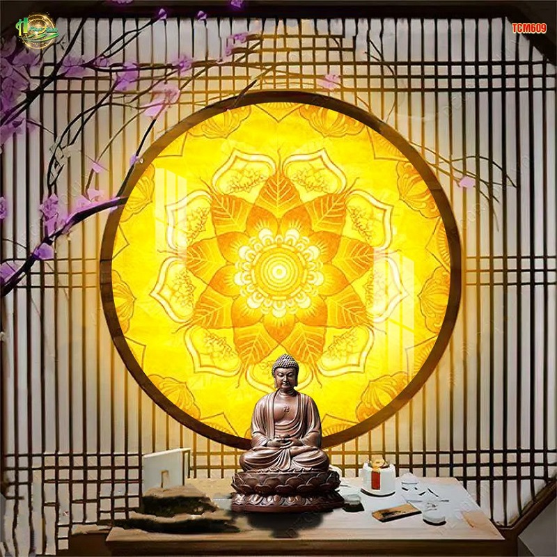 Tranh trúc chỉ hoa sen