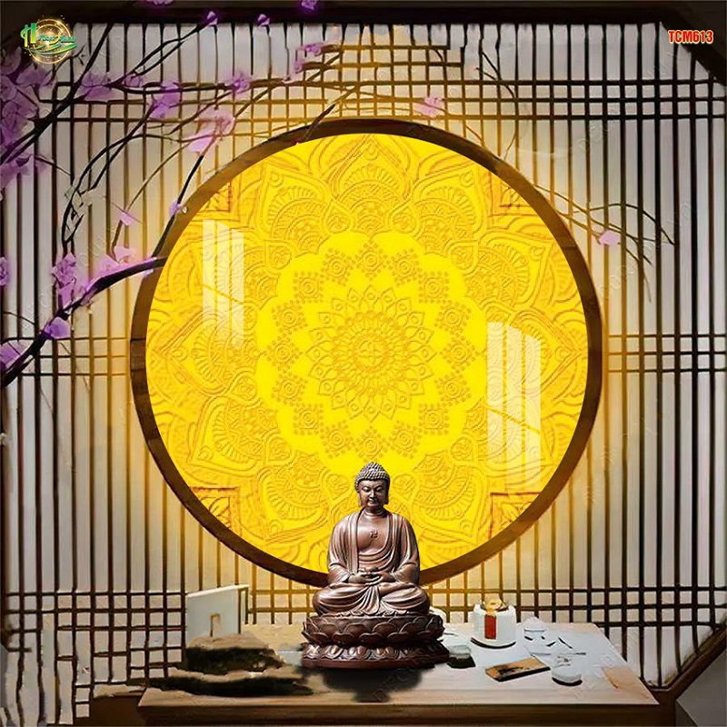 Tranh trúc chỉ hoa sen