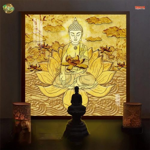 Tranh trúc chỉ hoa sen