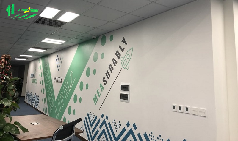 Decal dán tường văn phòng