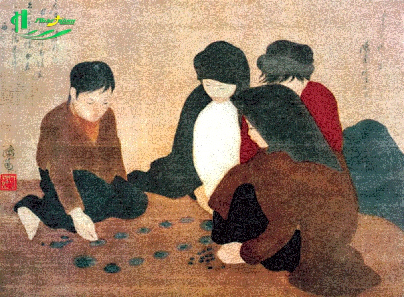 Tranh lụa của họa sĩ Nguyễn Phan Chánh