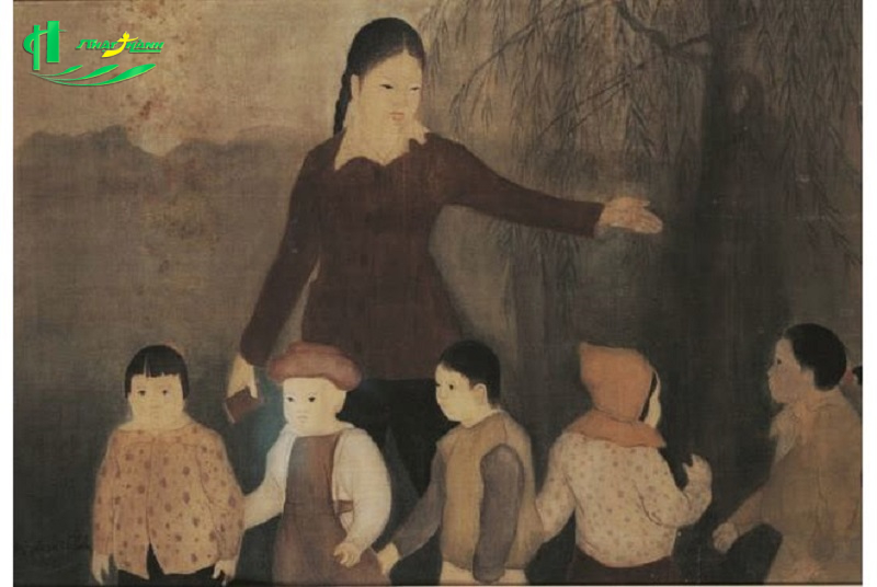 Tranh lụa của họa sĩ Nguyễn Phan Chánh