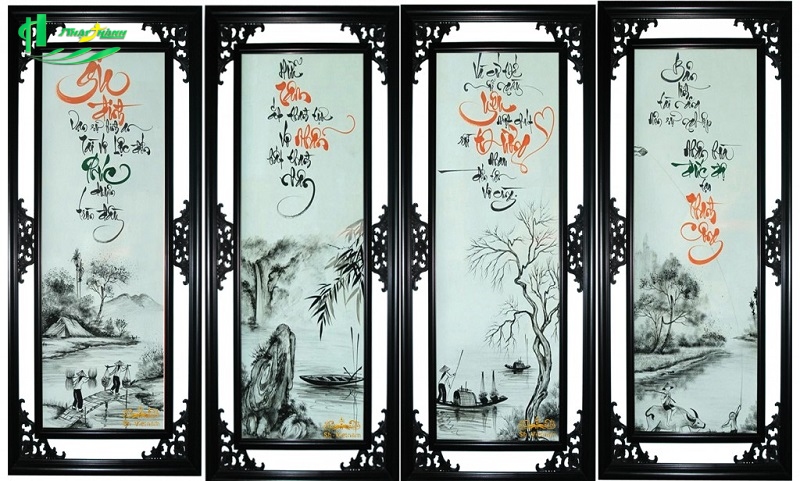 tranh Xuân Hạ Thu Đông