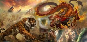 TRANH RỒNG - HỔ - CON VẬT